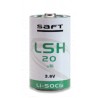 LSH20 PILE LITHIUM SAFT 3,6V 13Ah SPIRALEE - Format D